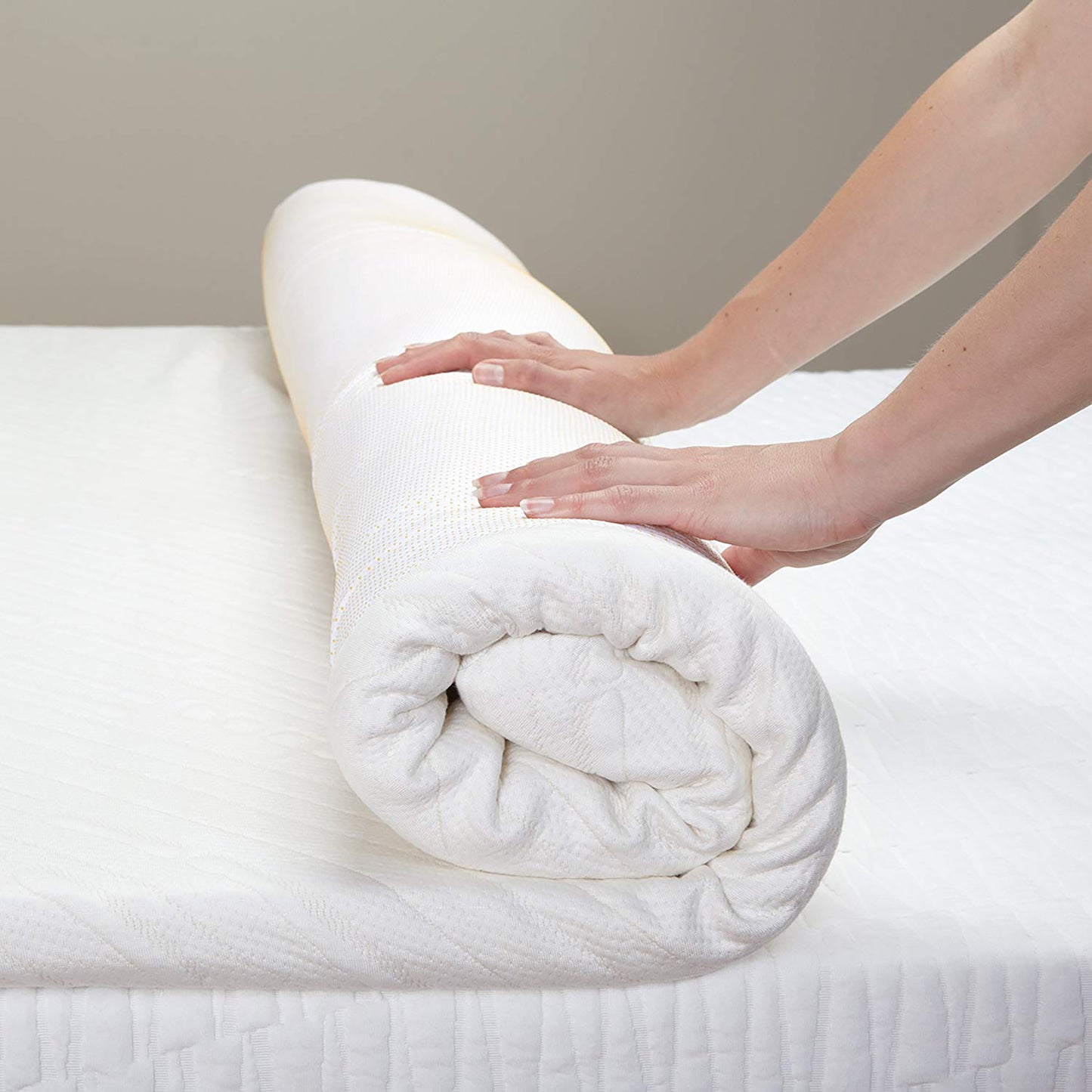 Home Sweet Home 3" Inch Memory Foam Mattress Topper With Removable Viscose Cover