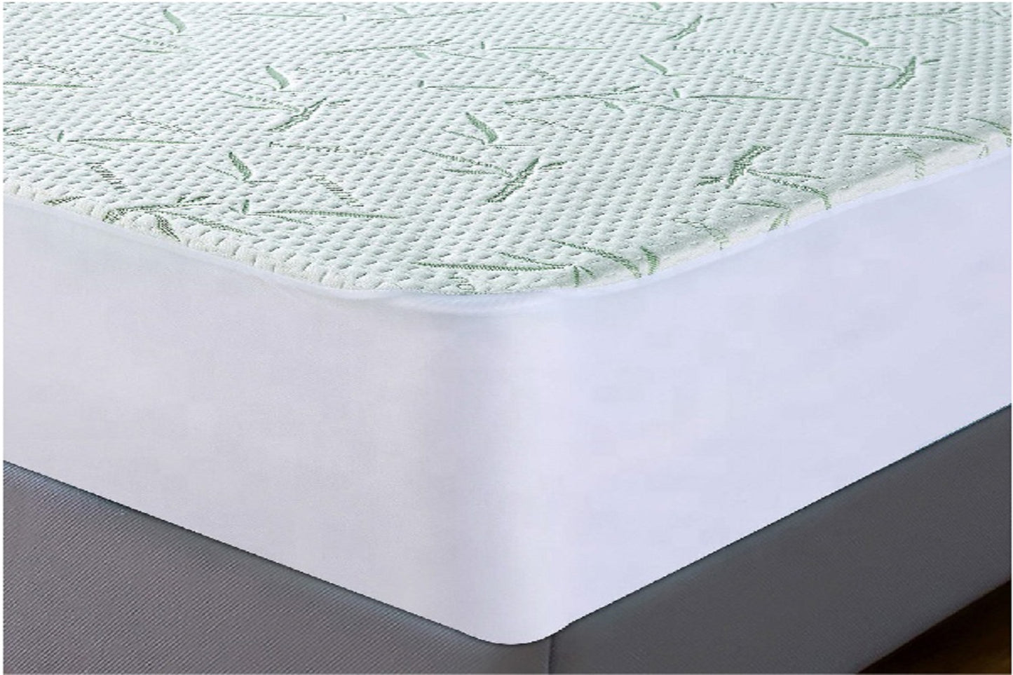 Hypoallergenic Waterproof Bamboo Deep Fitted Mattress Pads image 2