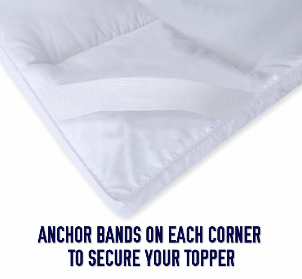 Home Sweet Home Dreams Thick Hypoallergenic Down Alternative Bed Mattress Topper 2" H image 2