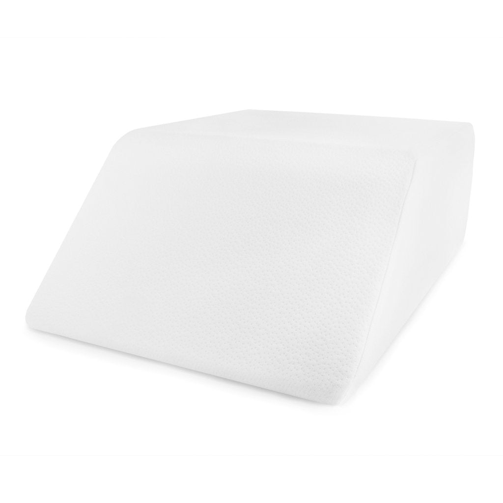 Leg Rest Wedge Pillow with Memory Foam Top - Elevating Pillow for Leg and Knee Pain - Removable Cover image 4