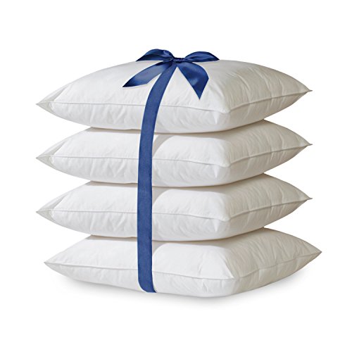 4-Pack 100% Cotton Down-Alternative Filling Bed Pillows image 0