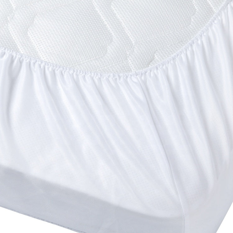 300 TC 100% Egyptian Cotton Hypoallergenic Down Alternative Mattress Topper with All-Around Fitted Bed Skirt