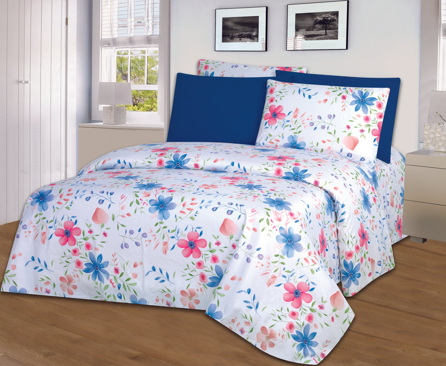 Lily 1800 Extra Soft Luxurious 4-6 Piece Print Sheet Set