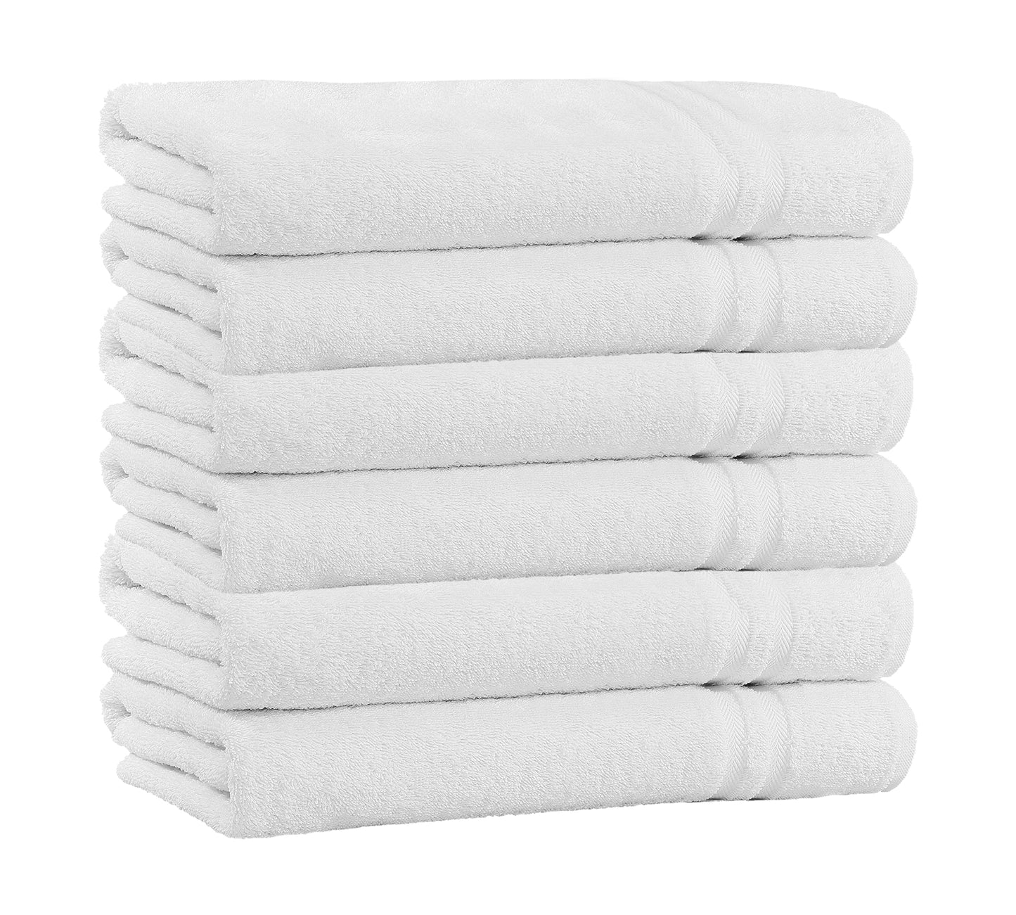 100% Cotton 4-Pack Bath Towel Sets - Extra Plush & Absorbent Bath Towels - 54" L x 27" W