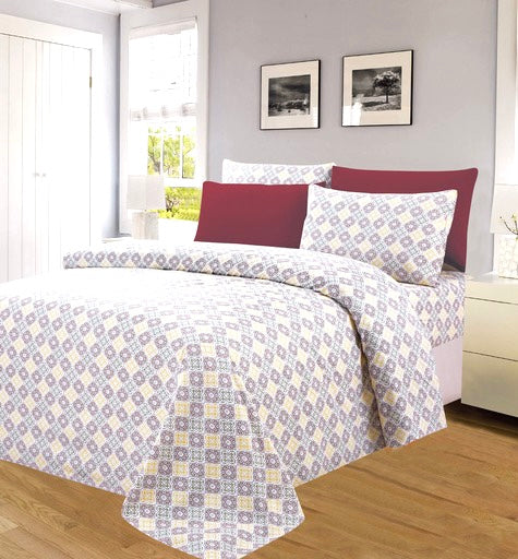 Jack 1800 Extra Soft Luxurious 4-6 Piece Print Sheet Set image 0
