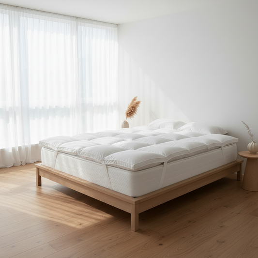 Plush 2 Inch Mattress Topper – Hypoallergenic Down Alternative Soft Bed Topper