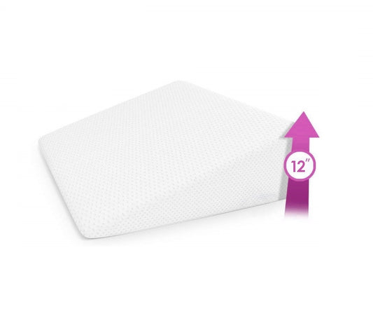 Bed Wedge Pillow with Memory Foam Top - Versatile Body Positioner Relieves Neck and Back Pain - Removable Cover image 0