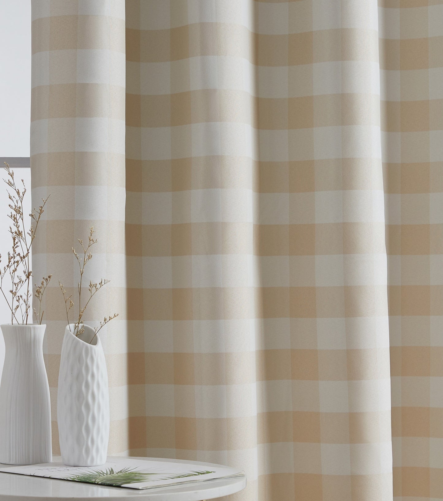 Andersen Buffalo Plaid 100% Blackout Grommet Curtain Panels