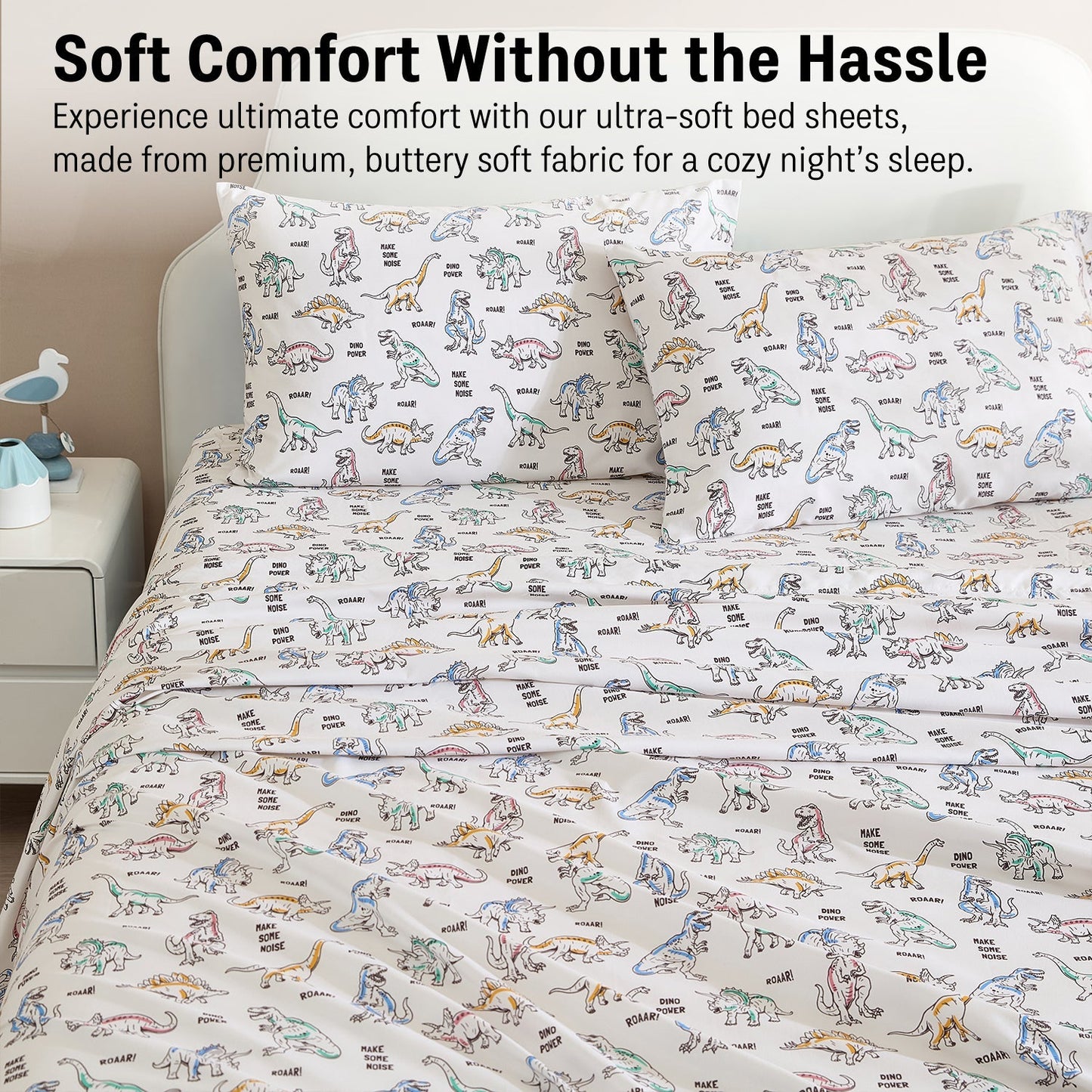 Dinosaur Kids Boys Bed Sheets