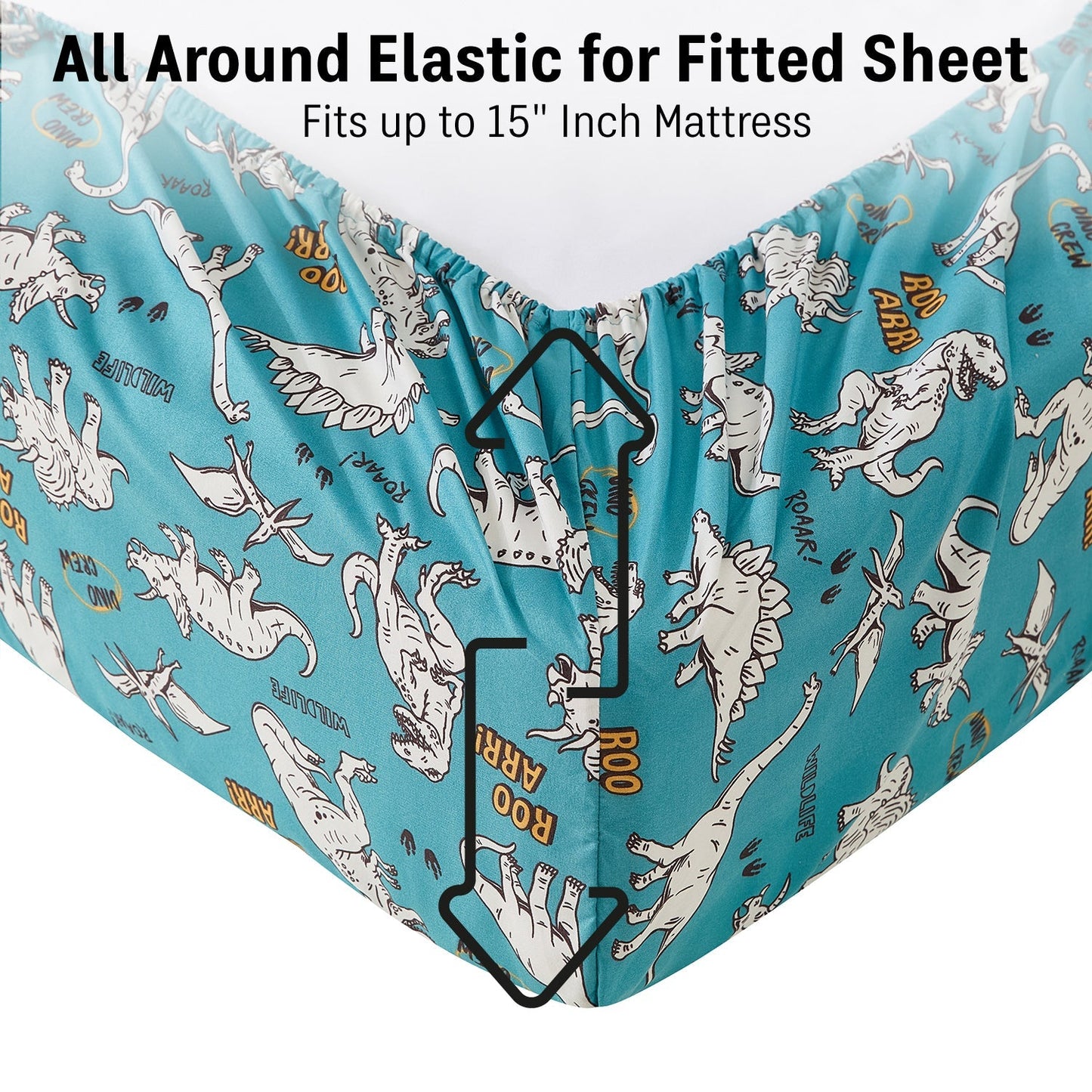 Dinosaur Kids Boys Bed Sheets