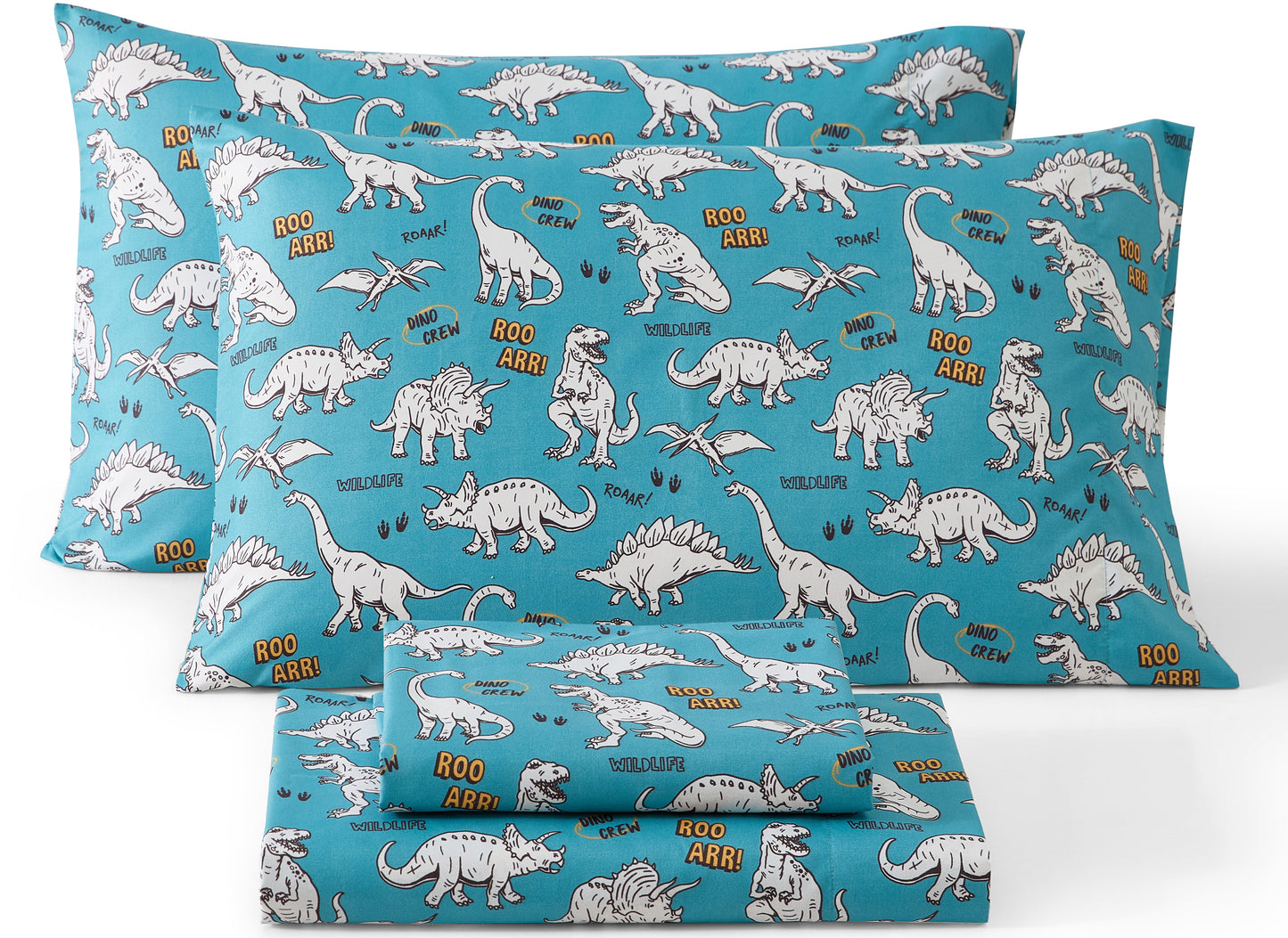 Dinosaur Kids Boys Bed Sheets