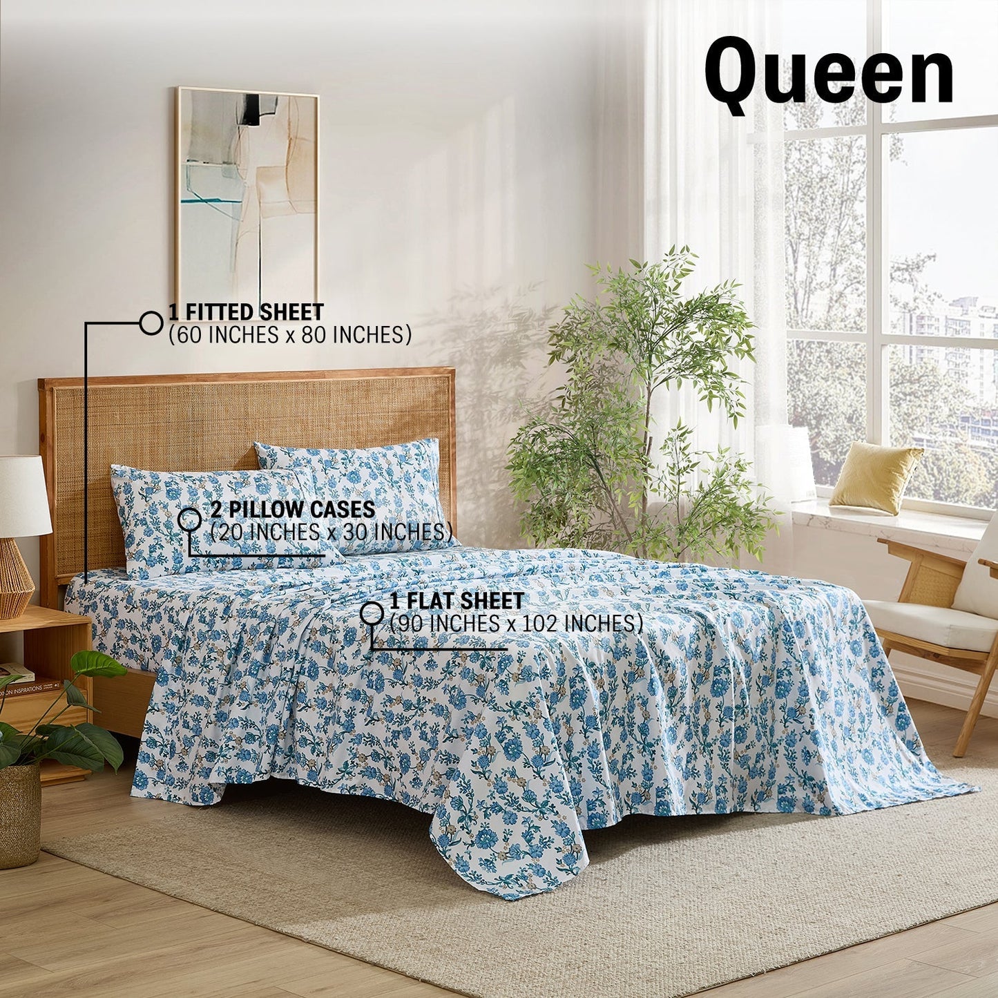 Ditsy Floral Bed Sheets