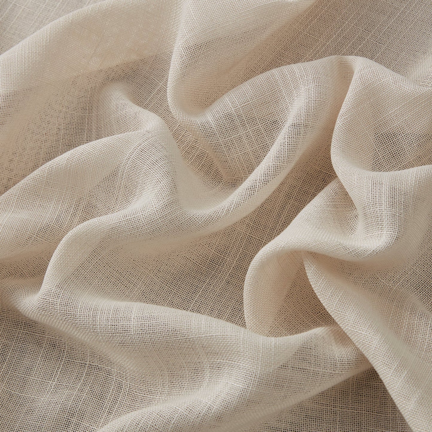 Abbey Faux Linen Grommet Cafe Valance