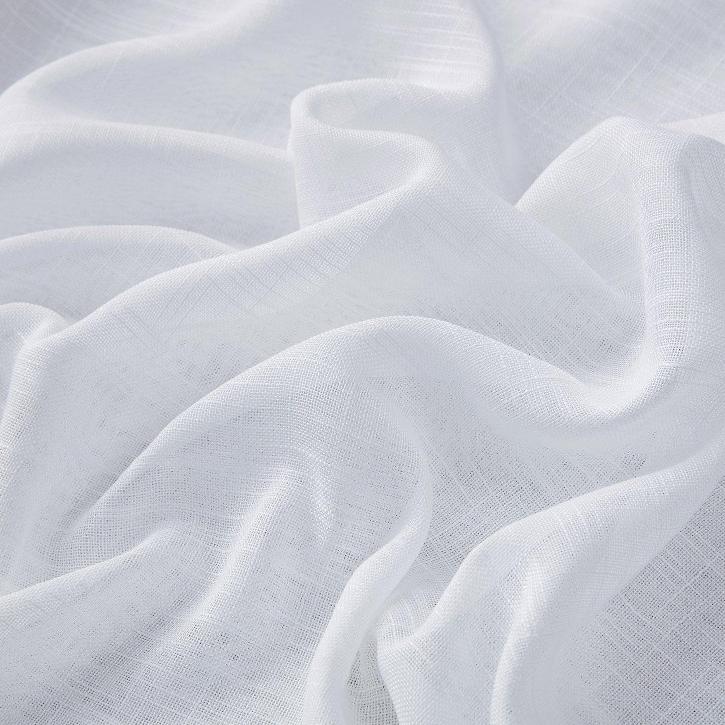 Abbey Faux Linen Grommet Cafe Tiers