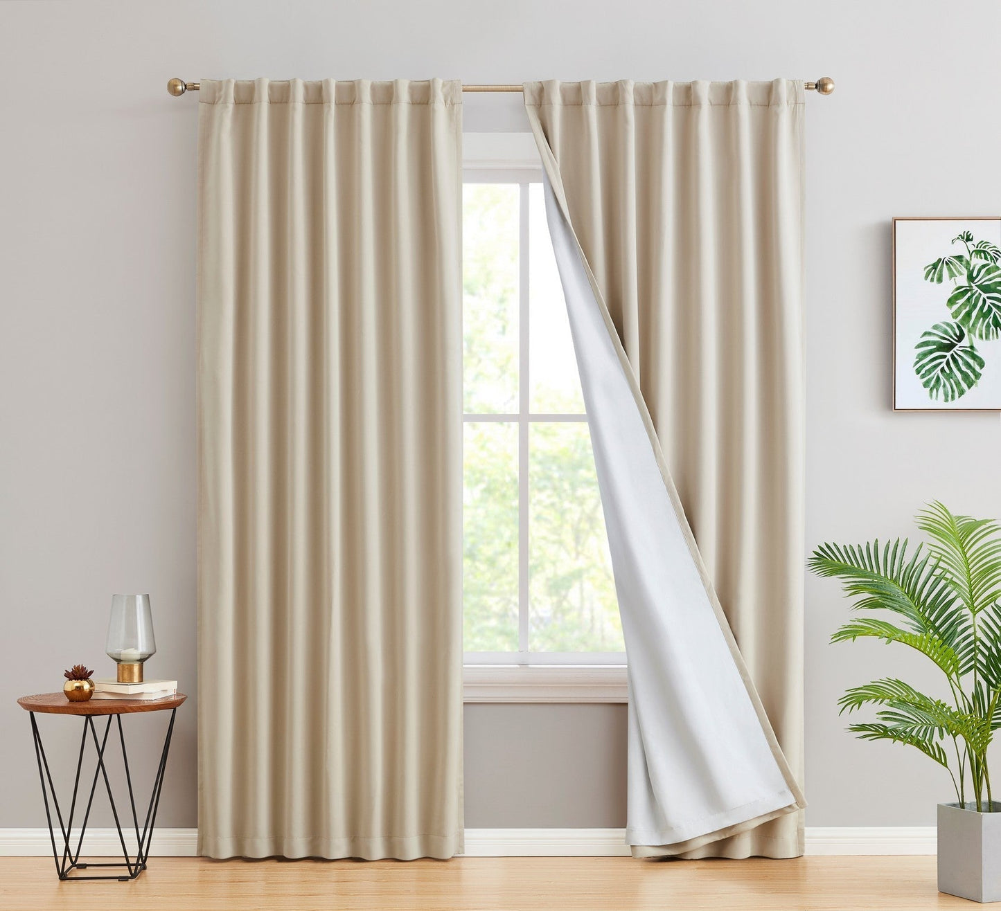 100% Blackout Curtains Dakota Hamilton with Insulight Membrane