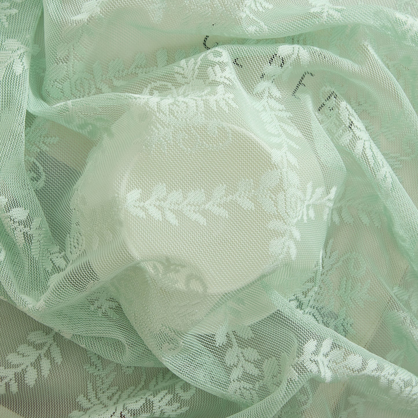Isabella Floral Sheer Rod Pocket Valance