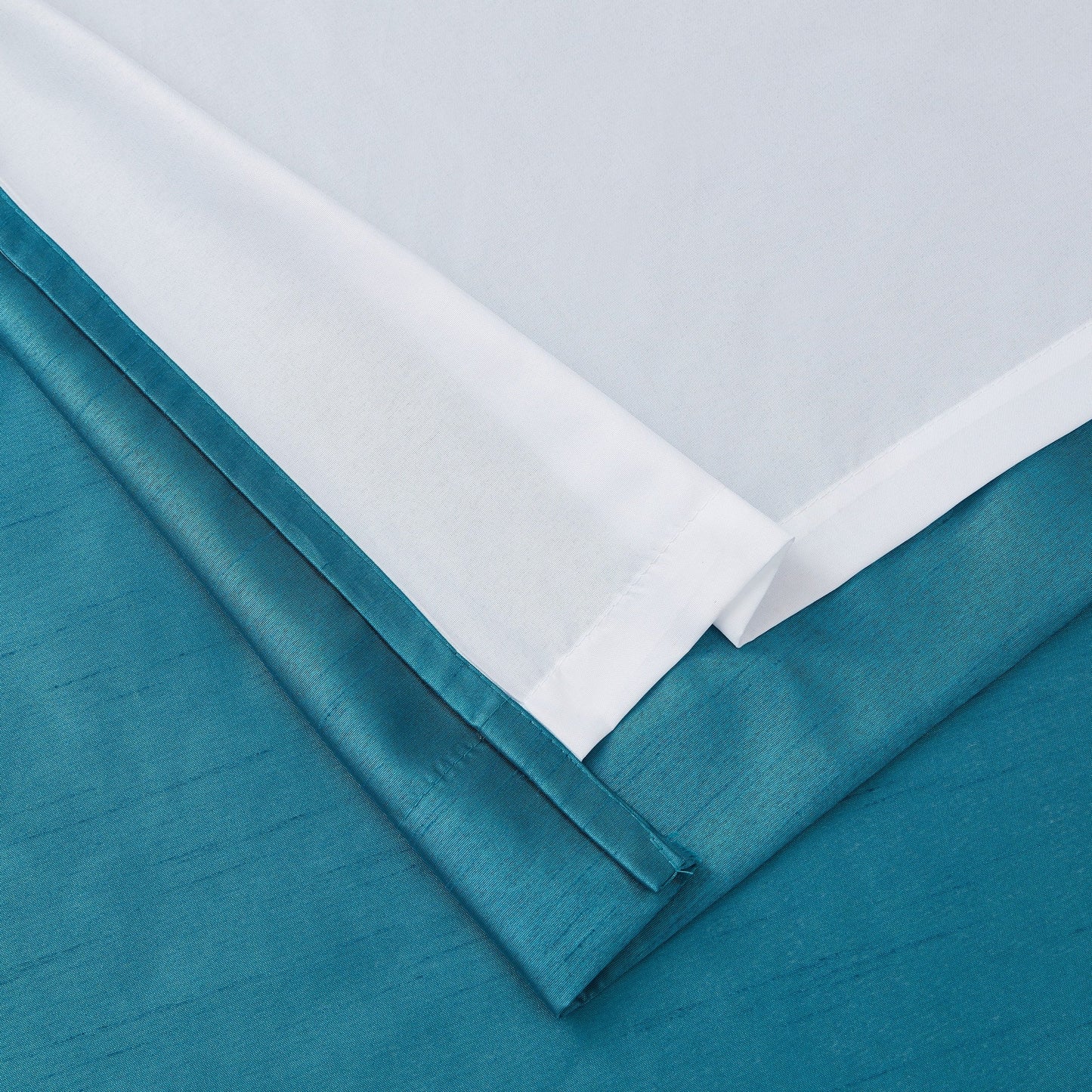 Jefferson Faux Silk Grommet Curtain Panels