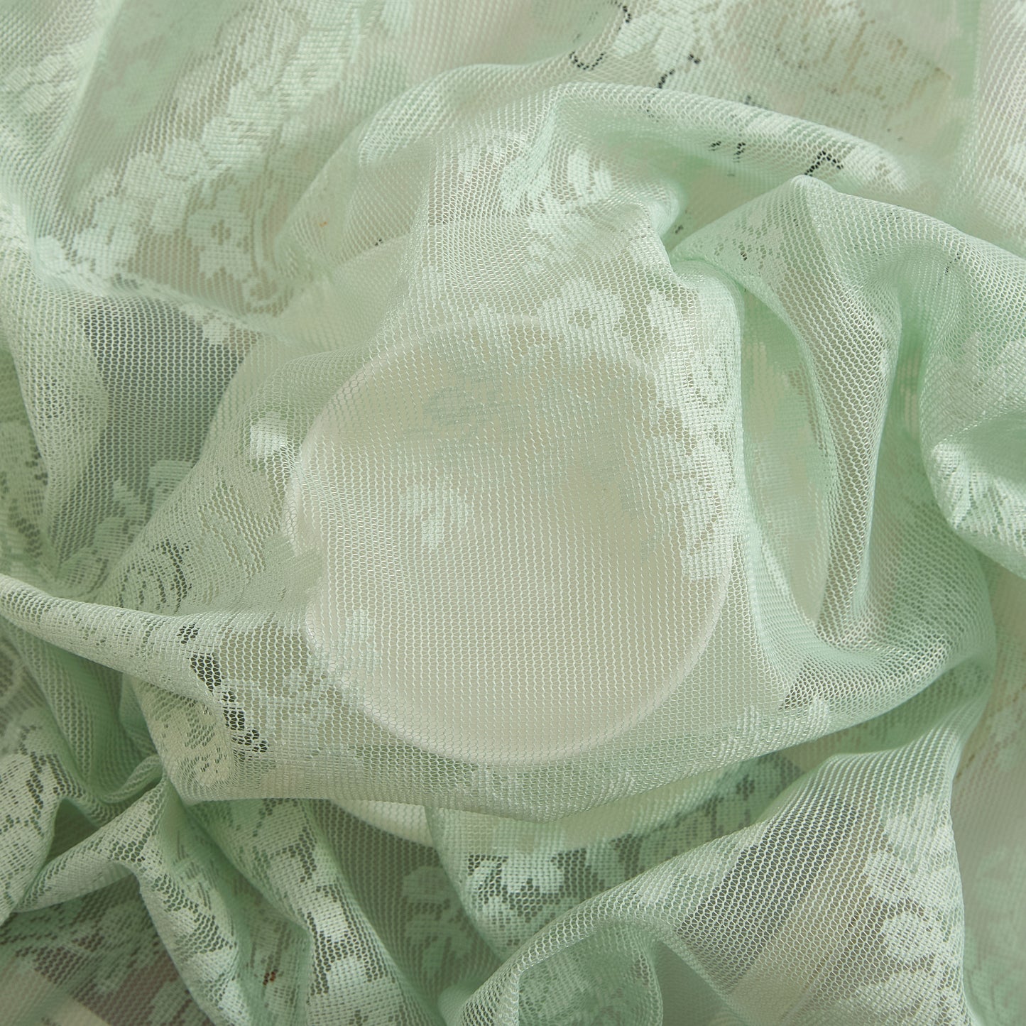 Jolene Floral Sheer Rod Pocket Lace Tiers