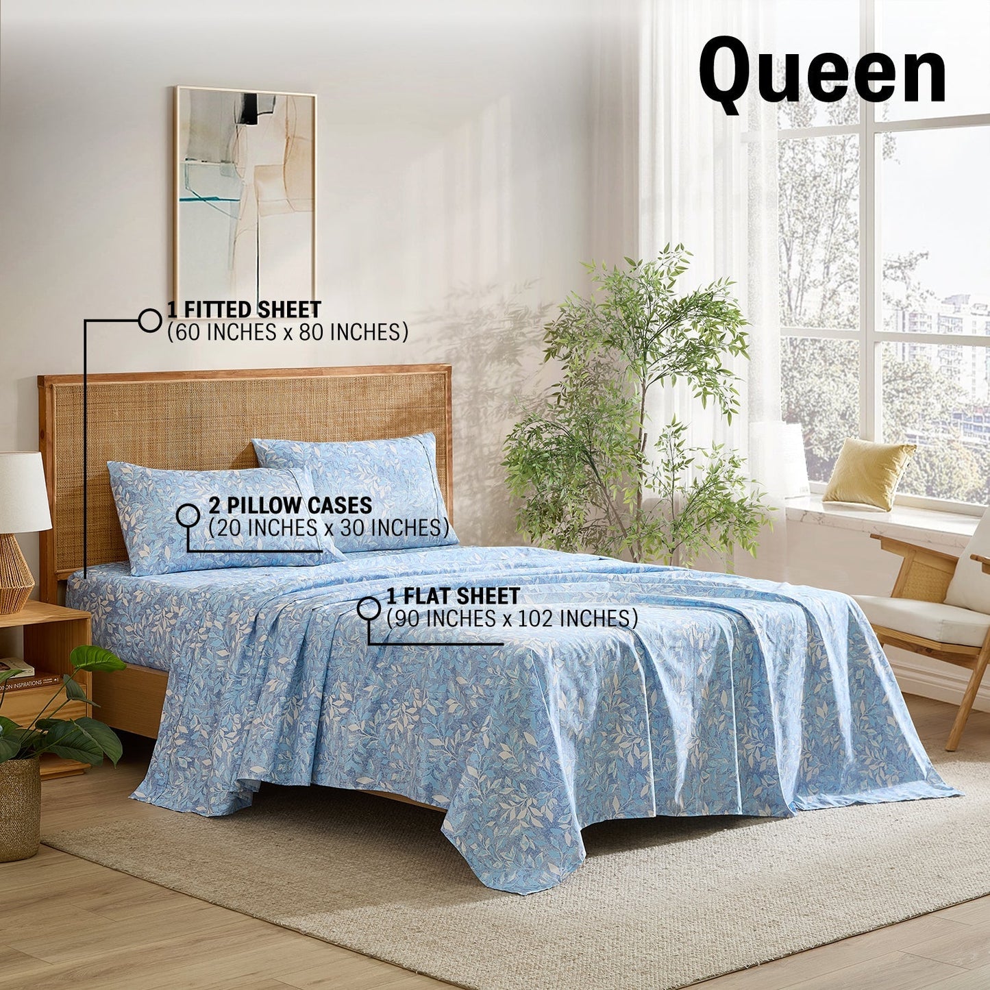 Leaves Floral Bed Sheets