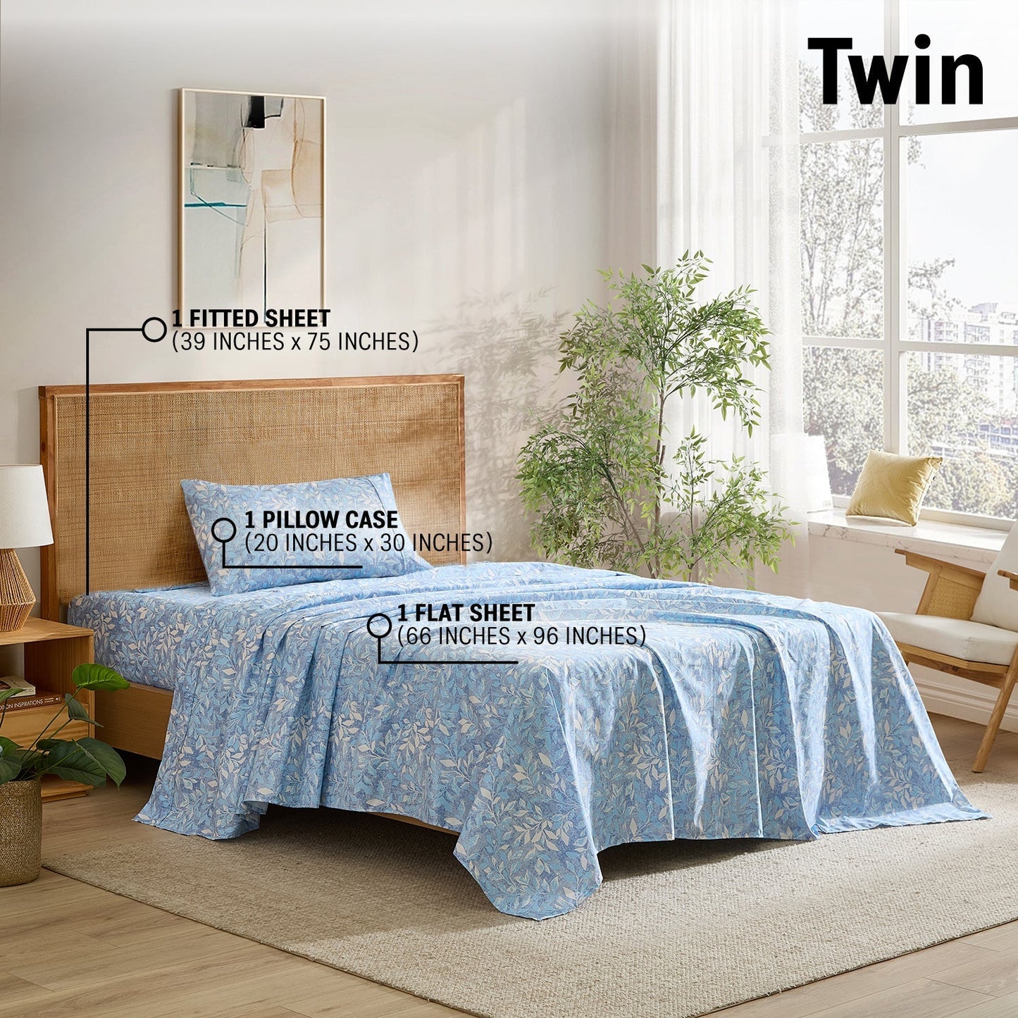 Leaves Floral Bed Sheets