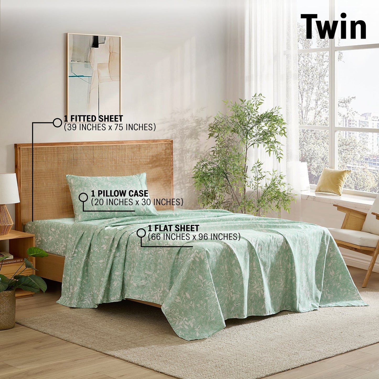 Leaves Floral Bed Sheets