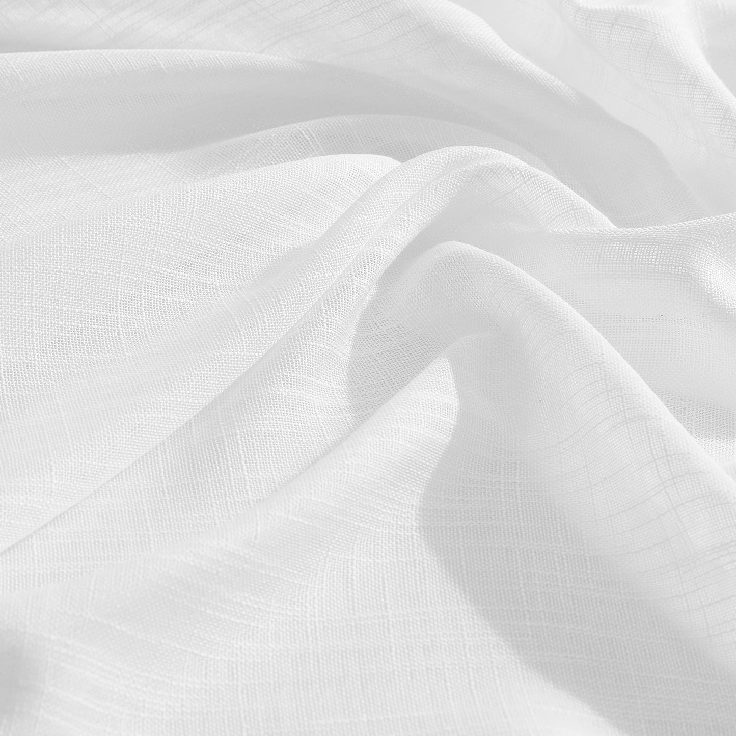 Linda Faux Linen Rod Pocket Cafe Tiers