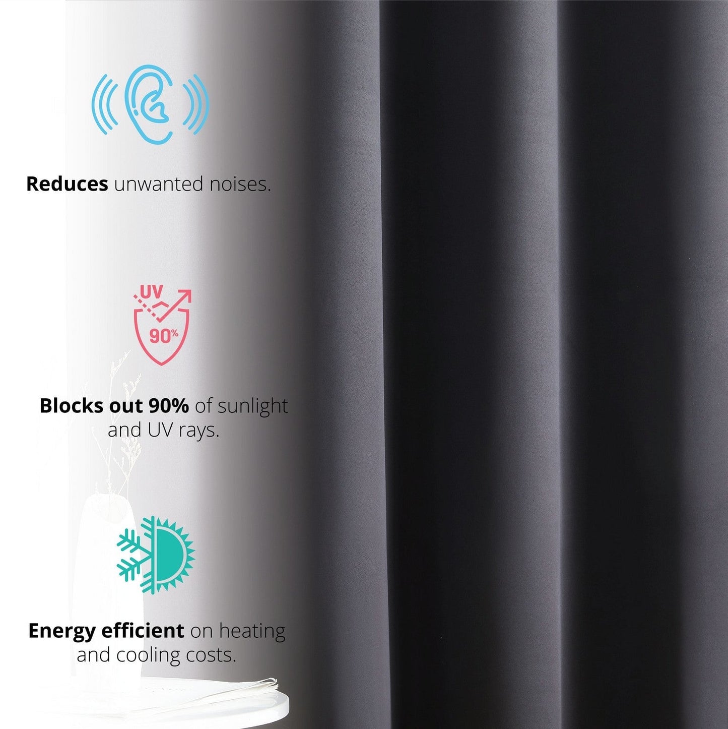 Oxford Room Darkening Grommet Curtain Panels