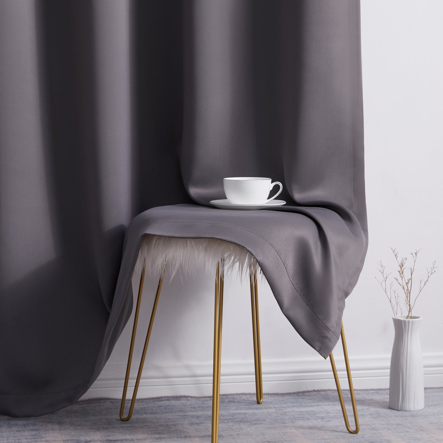Oxford Room Darkening Grommet Curtain Panels