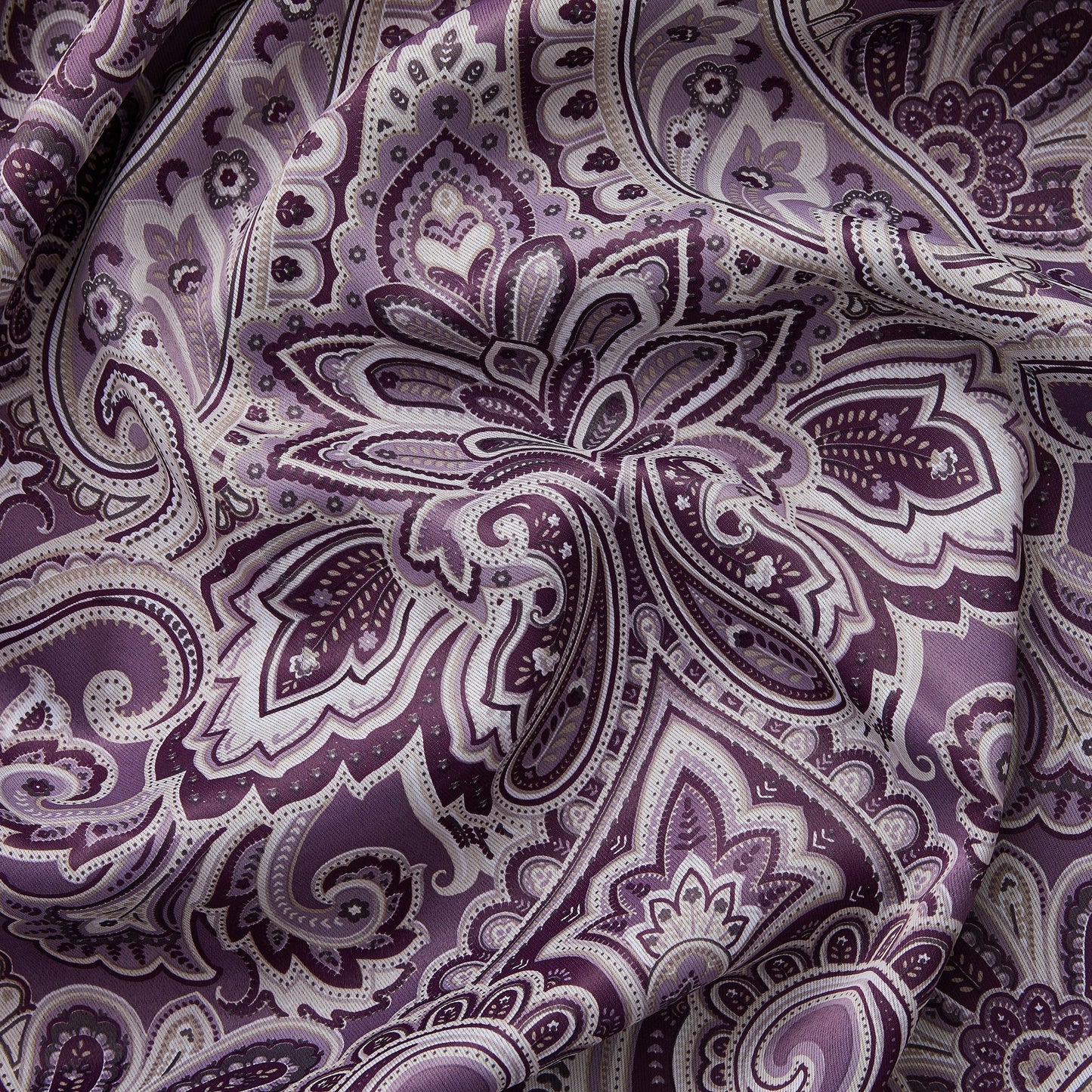 Paris Paisley Floral Room Darkening Grommet Curtain Panels