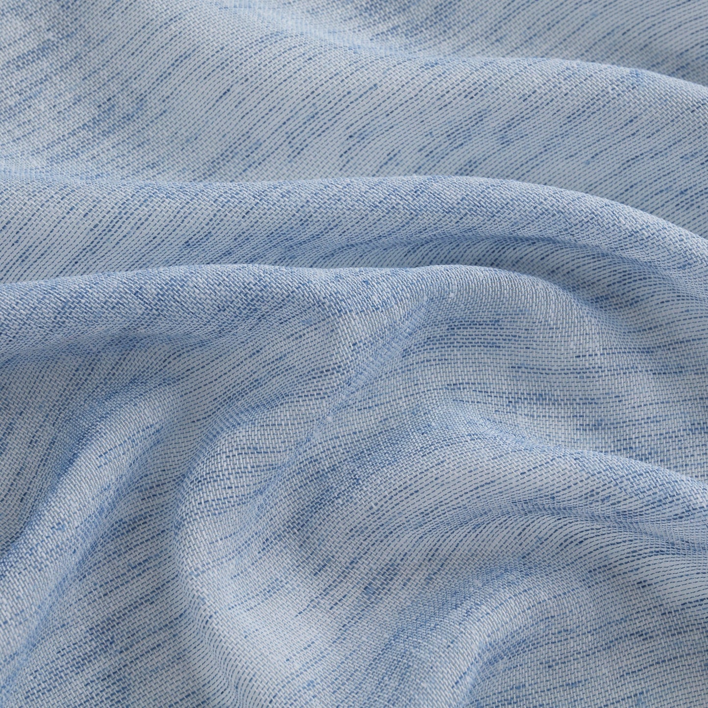 Penelope Faux Linen Sheer Curtain Panels