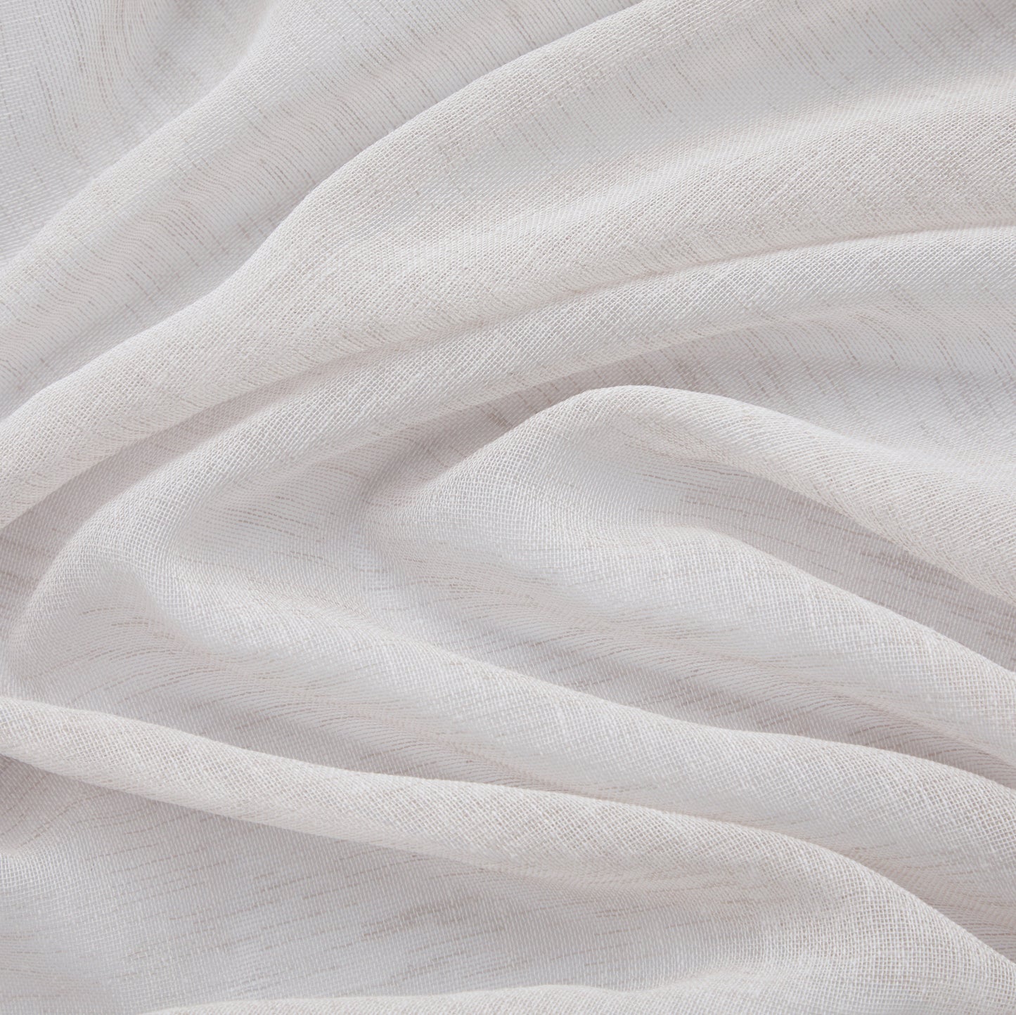 Penelope Faux Linen Sheer Curtain Panels