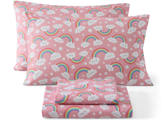 Rainbow Girls Kids Bed Sheets