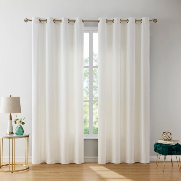 Sawyer Velvet Grommet Room Darkening Curtain Panels
