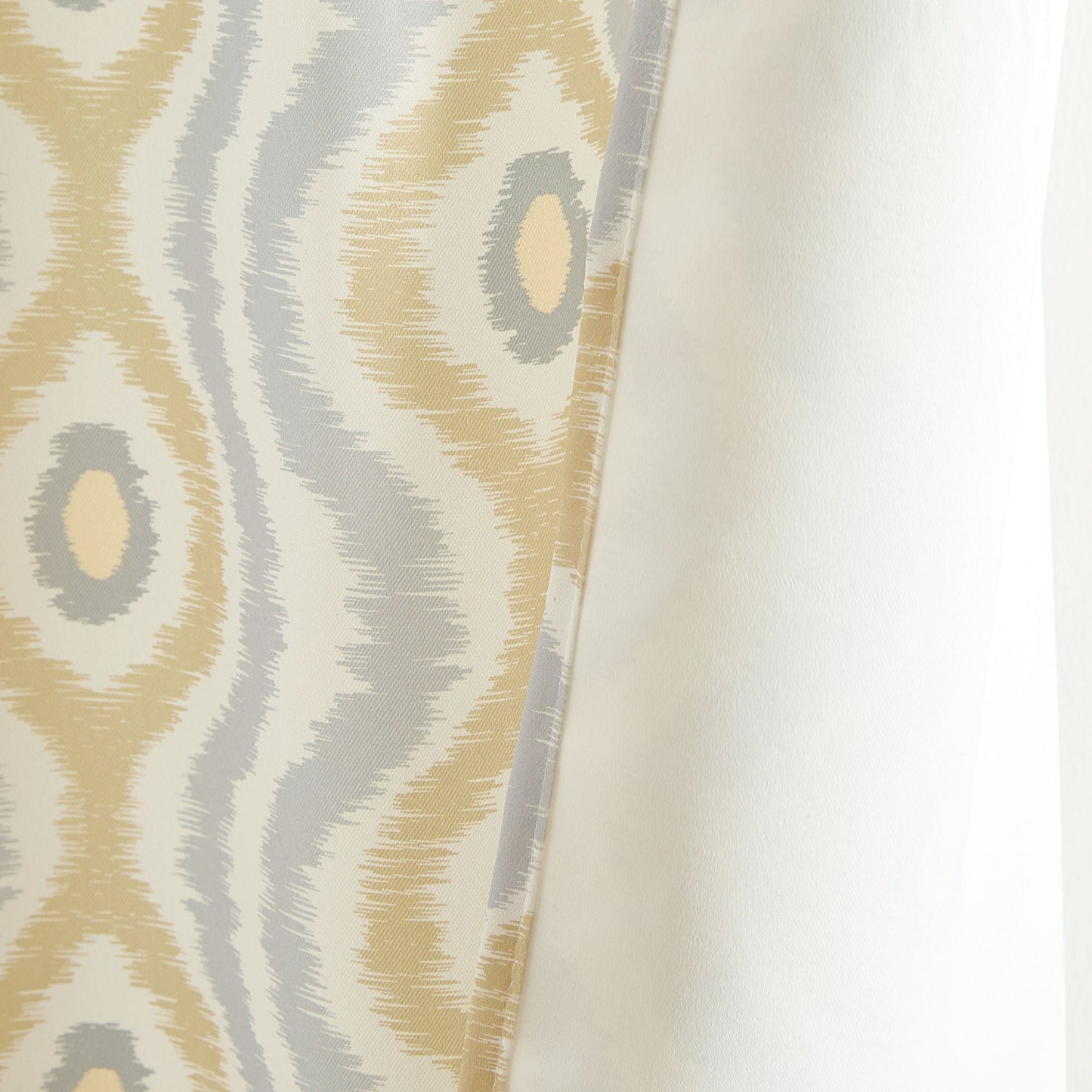 Tanner Ogee Boho Geometric Damask Grommet Room Darkening Window Curtains - Pair