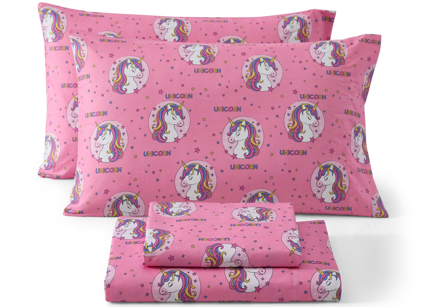 Unicorn Girls Kids Bed Sheets
