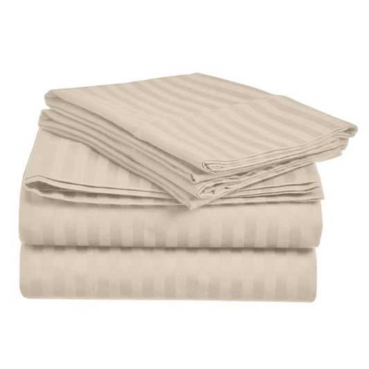 Home Design 1800 Series Luxurious Hotel Stripe Sheet Sets image 2
