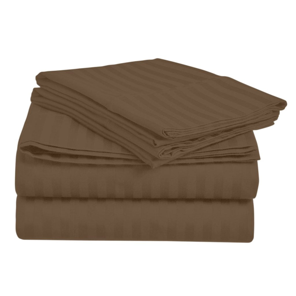 Home Design 1800 Series Luxurious Hotel Stripe Sheet Sets image 10