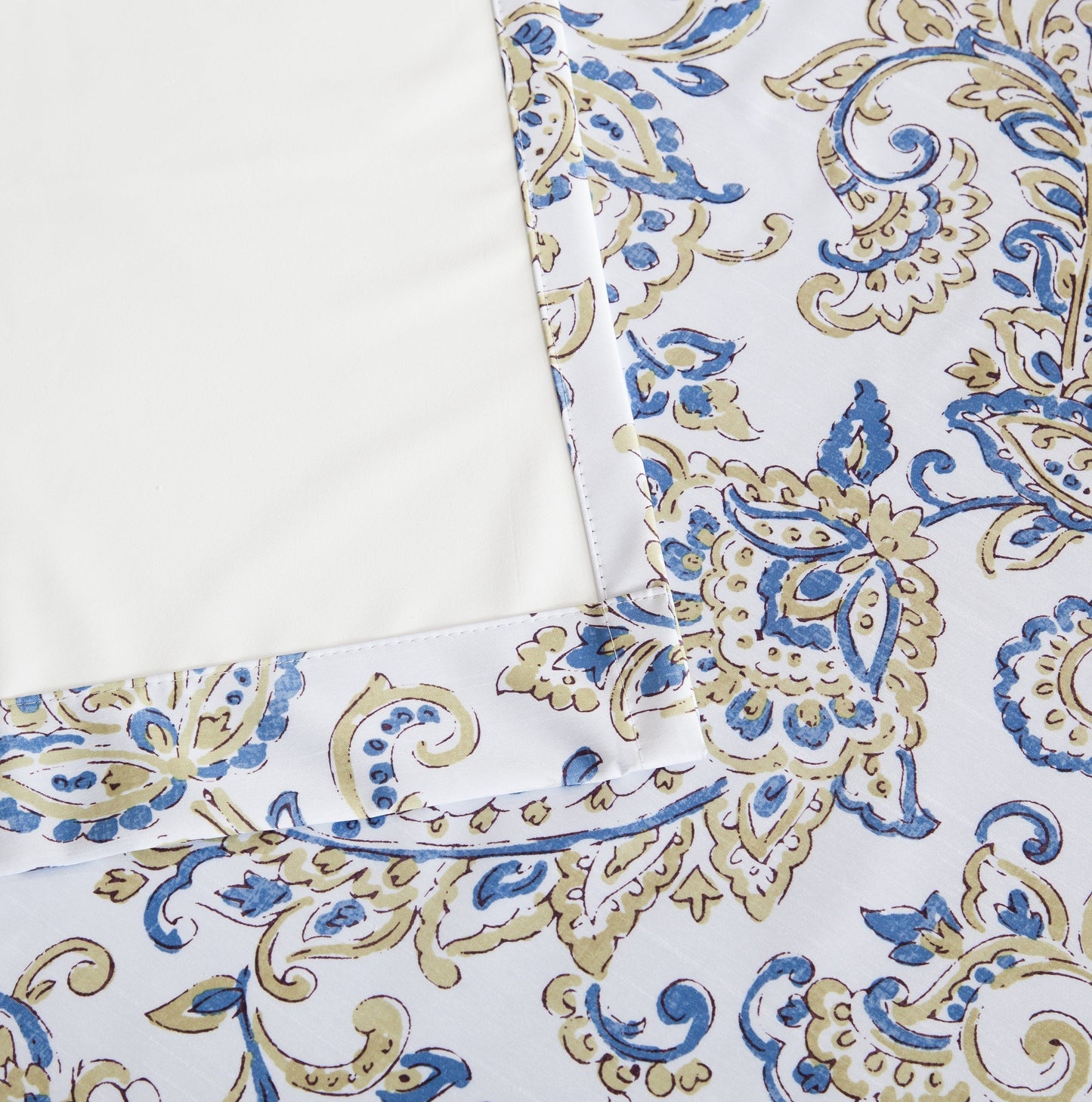 Amalfi Paisley Floral 100% Blackout Grommet Curtain Panels