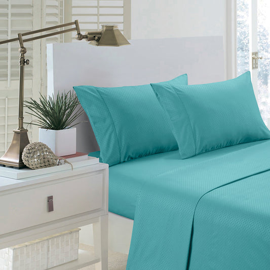 Home Sweet Home 1800 Series Bassano Embossed Deep Pocket Sheet Set
