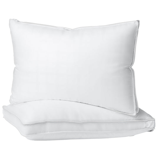 300 Thread Count 100% Egyptian Cotton Down-Alternative Gusseted Pillows